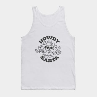 Howdy Santa Tank Top